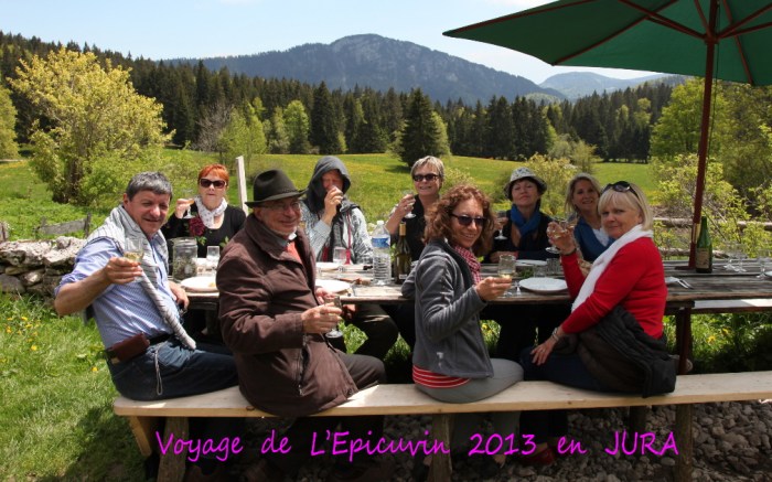 Voyage  de  L'Epicuvin  en  JURA  en  JUIN  2013